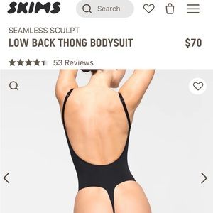Skims low back thong body sculpt size XS never worn